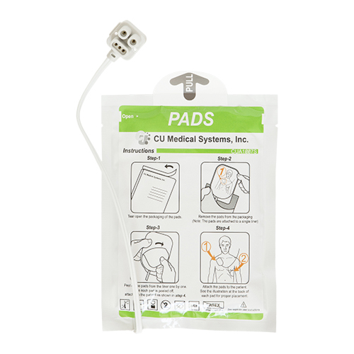 ÉLECTRODES POUR ADULTE I-PAD SP1 - CU MEDICAL 
