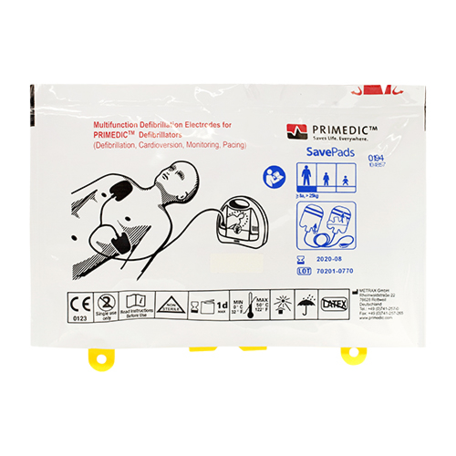 ÉLECTRODES ADULTES PRIMEDIC HEARTSAVE