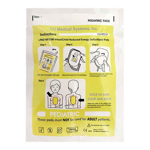 ÉLECTRODES PÉDIATRIQUES I-PAD NF-1200 - CU MEDICAL