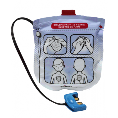 ÉLECTRODES PÉDIATRIQUES - DEFIBTECH LIFELINE VIEW