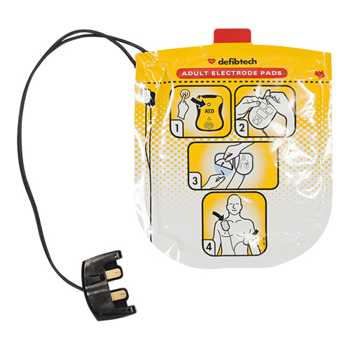 ÉLECTRODES POUR ADULTE - DEFIBTECH LIFELINE VIEW